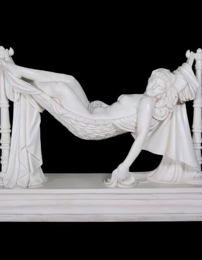 Statues Statue-Grecque-Nue-en-Marbre-Blanc
