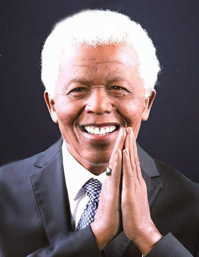 Personnages en cire Statue-Nelson-Mandela-en-Cire