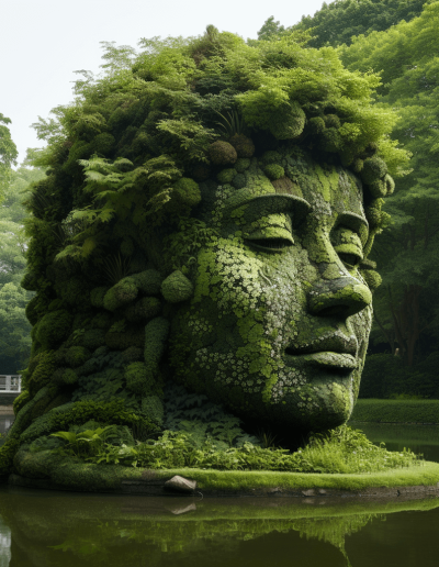 Décors Décor de parc en resine