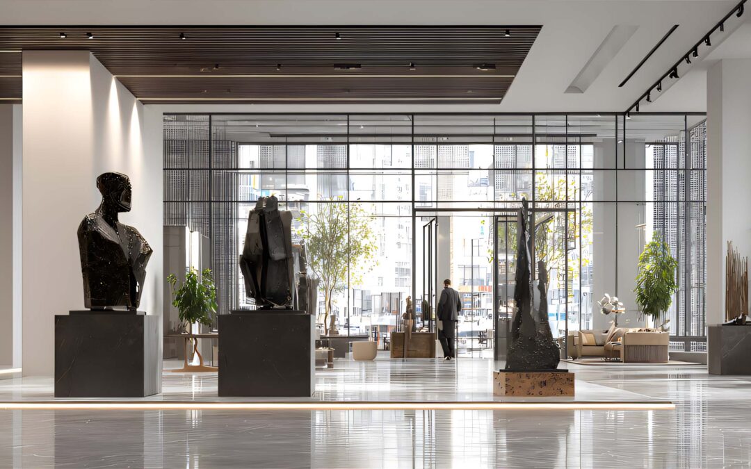 Showroom fournisseur sculpture moderne