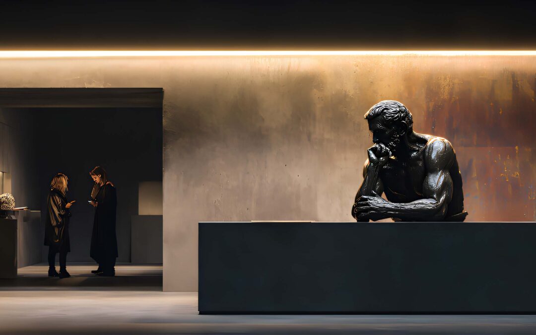 Sculpture style Rodin en bronze