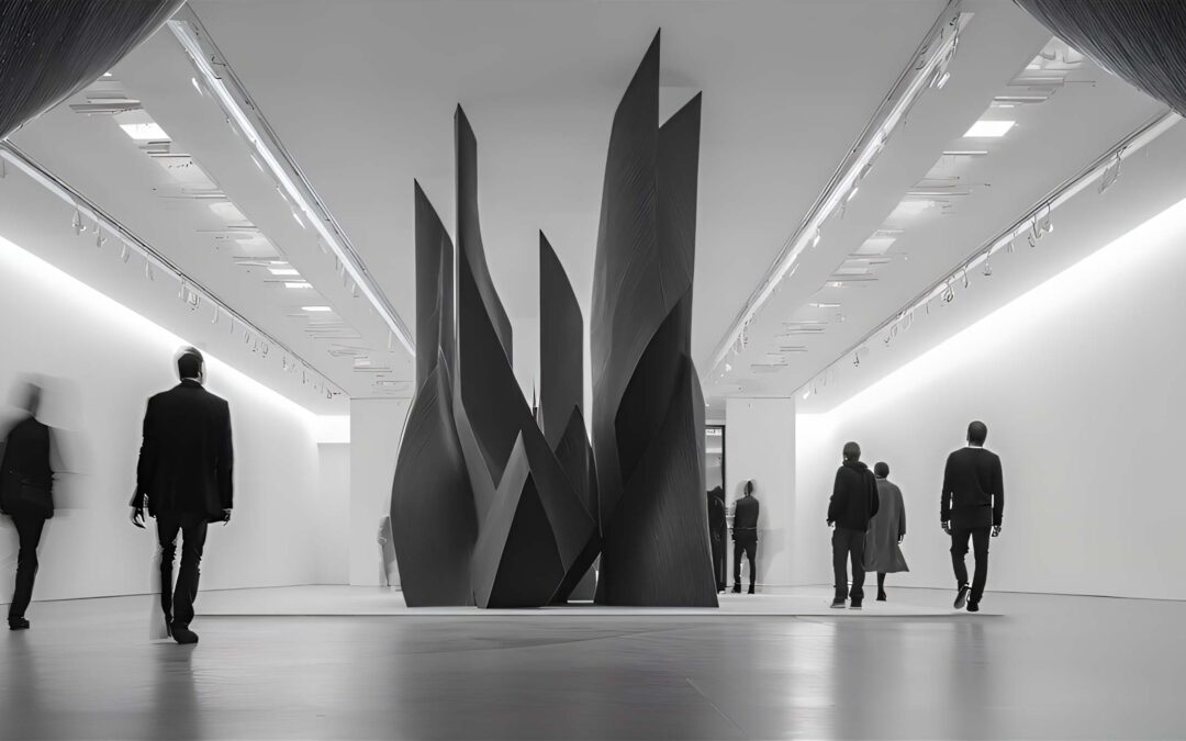 Sculpture contemporaine abstraite moderne