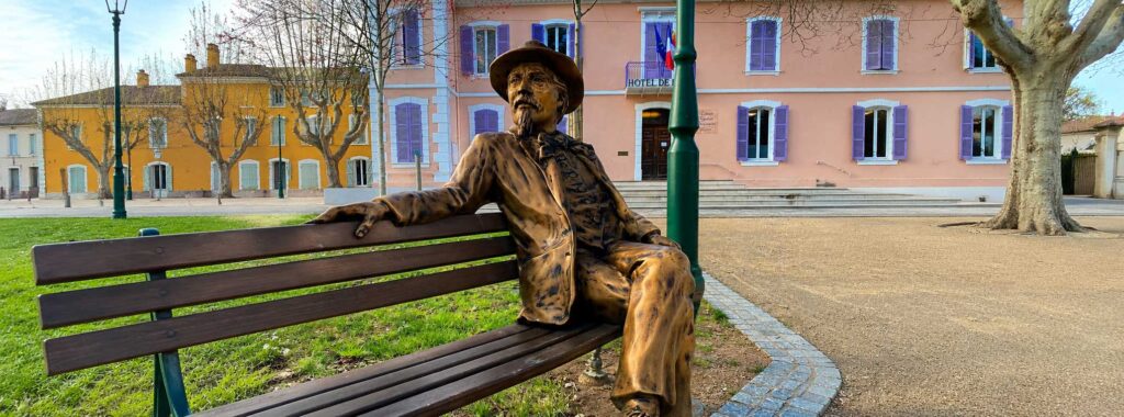 Sculpture sur mesure pour les professionnels : entreprises, architectes et collectivités Statue de Frédéric Mistral au Cannet-des-Maures