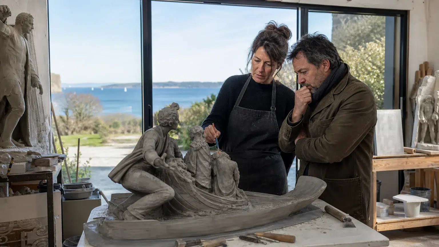 Sculpture monumentale à Brest : idées et repères utiles Création d’une maquette de sculpture monumentale dans un atelier ouvert sur la mer