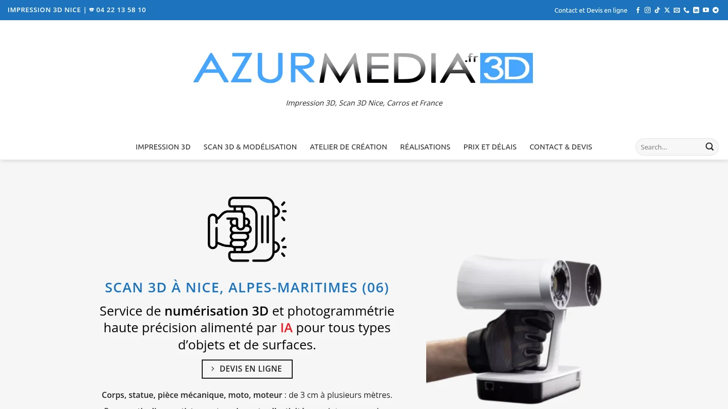 Fabricant de reproductions de sculpture : 5 ateliers sur mesure AzurMedia